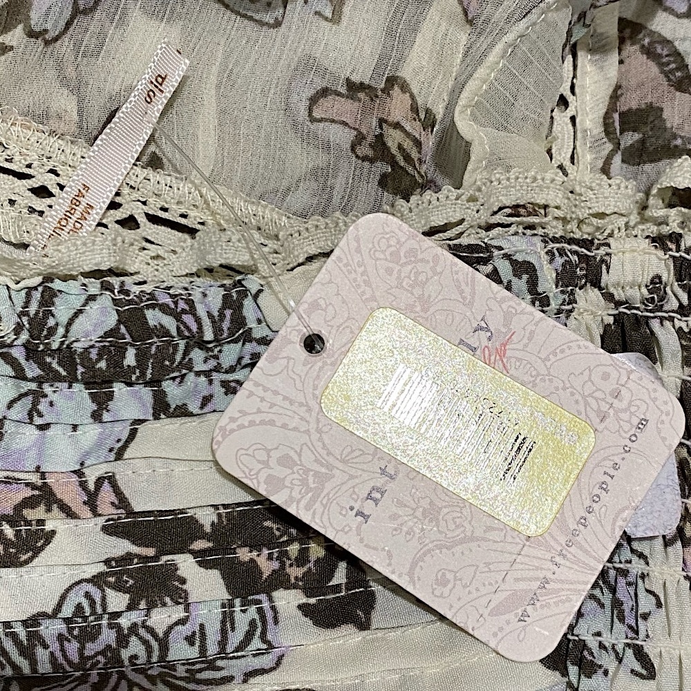 NWT! Free People Weekend Ruffle Bodysuit Lingerie - Picture 9 of 15